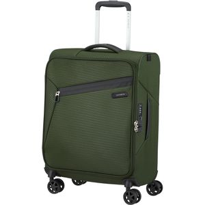 Samsonite Koffer Litebeam Spinner, grün, Weichschale, 4 Rollen, 39 Liter, 40 x 55 x 20cm