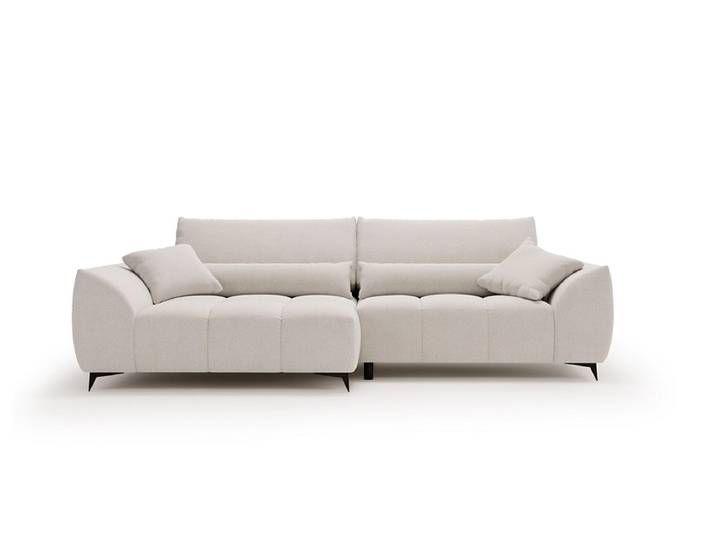 Ecksofa MIRANDA Stoff cream
