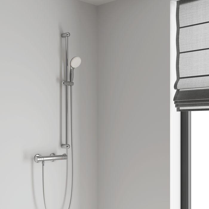 Grohe Grohtherm 800 Brausethermostat 34566001 chrom, mit Brausegarnitur