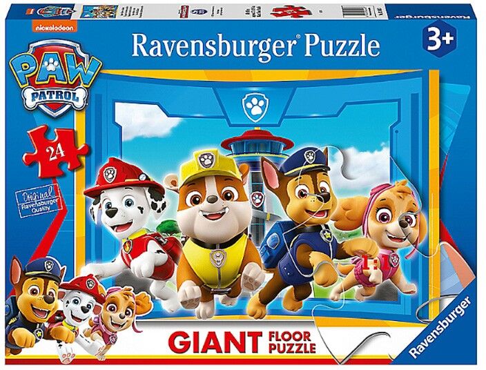 Ravensburger Puzzle Giant 24 pièces - L'équipe des chiots en action / Pat'Patrouille