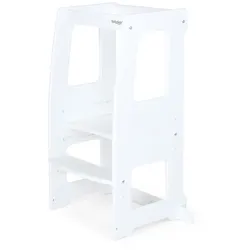 babybay Lernturm Littlefoot Holz Weiß