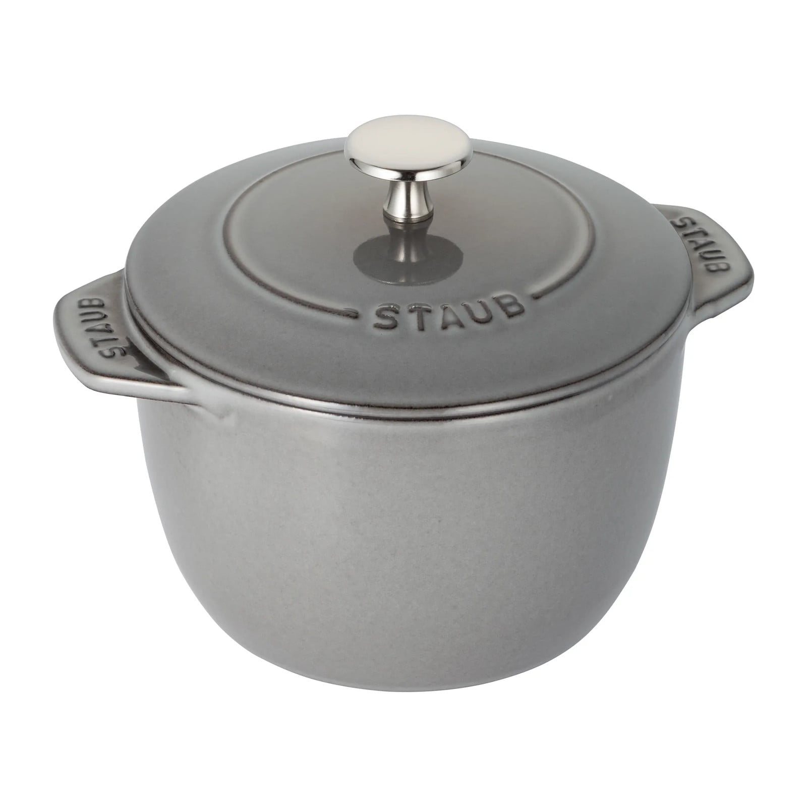STAUB Gietijzeren Rijst Cocotte 1,74 Liter Grijs