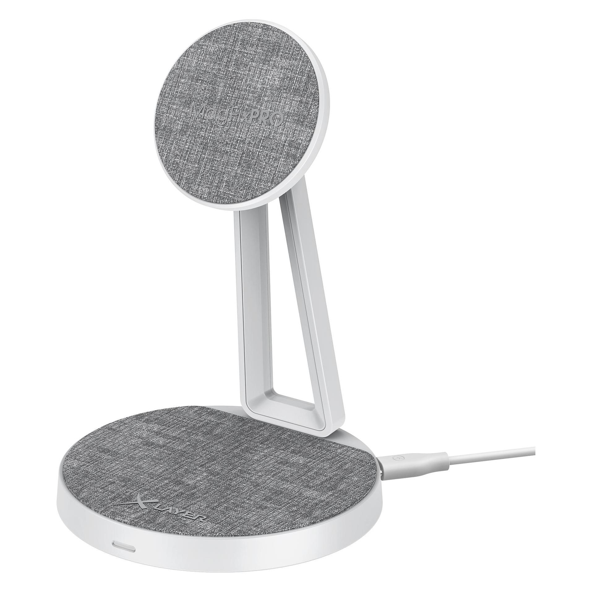 Xlayer MagFix Pro 2 in 1 Ladestation 15W Grey/White (15 W) (219852)