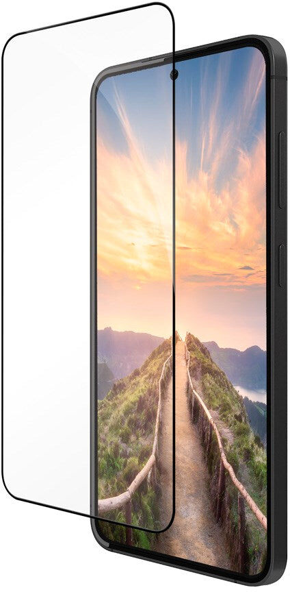 Samsung Galaxy S25 dbramante1928 Eco-Shield Skærmbeskyttelse m. Installationsramme - Sort Kant