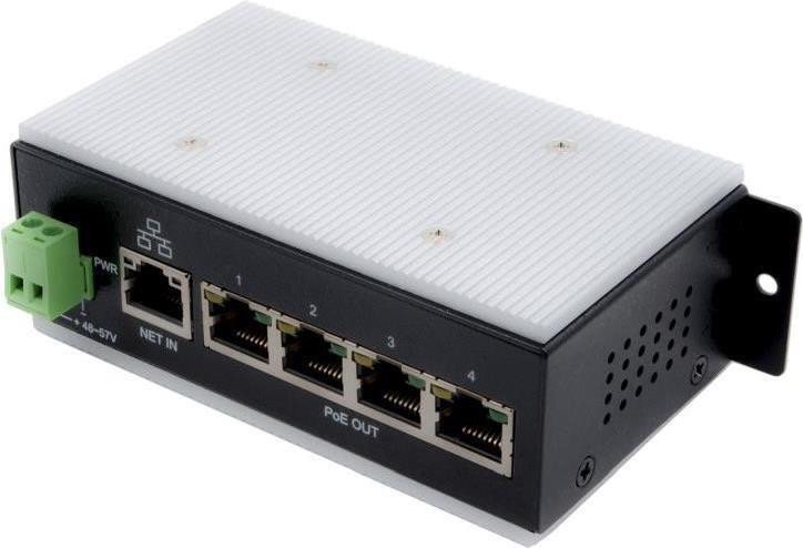 EXSYS EX-6100POE Gigabit Ethernet Switch met Power over Ethernet (PoE) ondersteuning