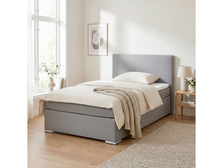 Boxspringbett Mira 2 Grau ca. 120x200cm