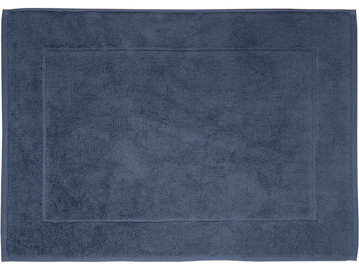 Badematte FRAMSOHN FROTTIER Uni Basic Hotelmatte Gr. 4, blau (tintenblau), H:11mm, Baumwolle, Badematten, Badematte, grosse Farbpalette, Hergestellt in Österreich, Badezimmerteppich