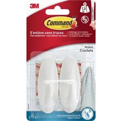 Command Klebehaken Command Adhesive Weiß Kunststoff