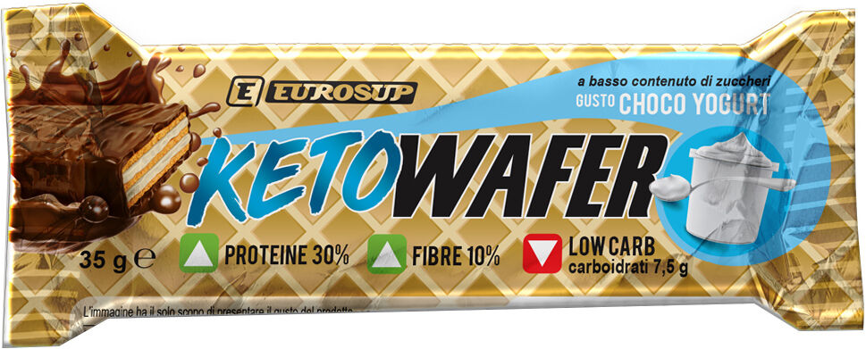 eurosup keto wafer 35 gr choco yogurt