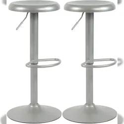 CLP 2er Set Barhocker Williston silber