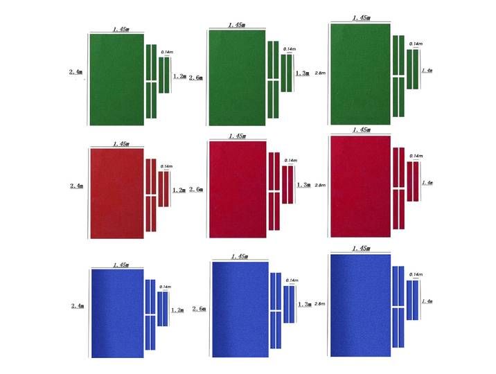 Tissu de table de billard 7ft/8ft/9ft, ensemble de coussins de table de billard, tissu de billard professionnel, feutre de table de billard et 6 bandes adhésives