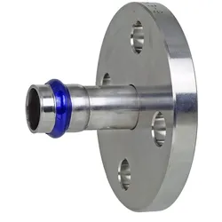 Edelstahl Pressfittings Übergangsflansch (PN16), Kontur V (Ausführung: 54 mm)