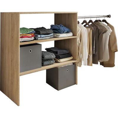 Offener Kleiderschrank Dachschrägen Regal Dacho ll