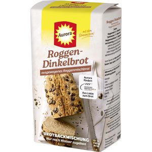 Aurora Brotbackmischung Roggen-Dinkelbrot, mit Roggenvollkornsauerteig und Hefe, 500 g