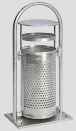 VAR Support pour coude de tuyau RB 002 Tête galvanisée - Corps galvanisé 65 l (1879)
