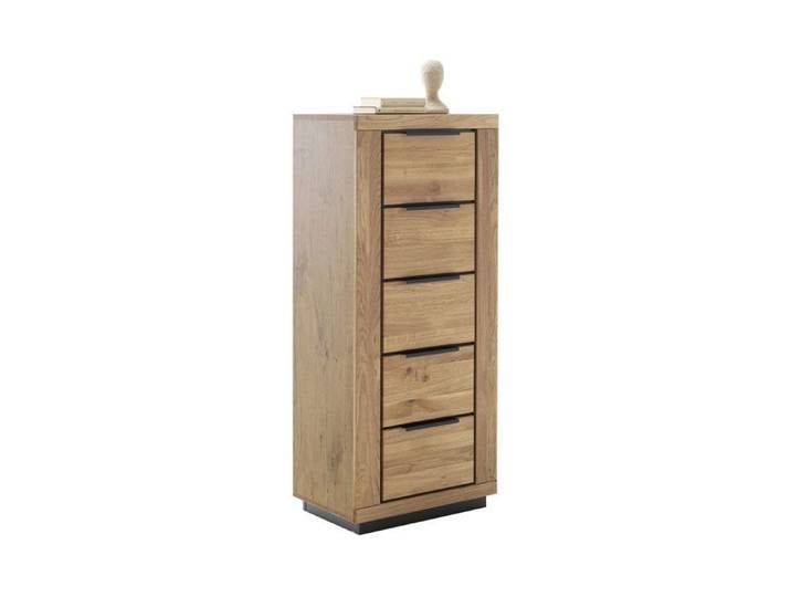 Chiffonnier 5 tiroirs 62x40x142cm en chêne- LIRI