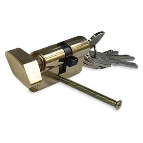 Haushalt CYLINDER LOCK W KNOB 65MM 30X35 BRASS 5K (33033725)