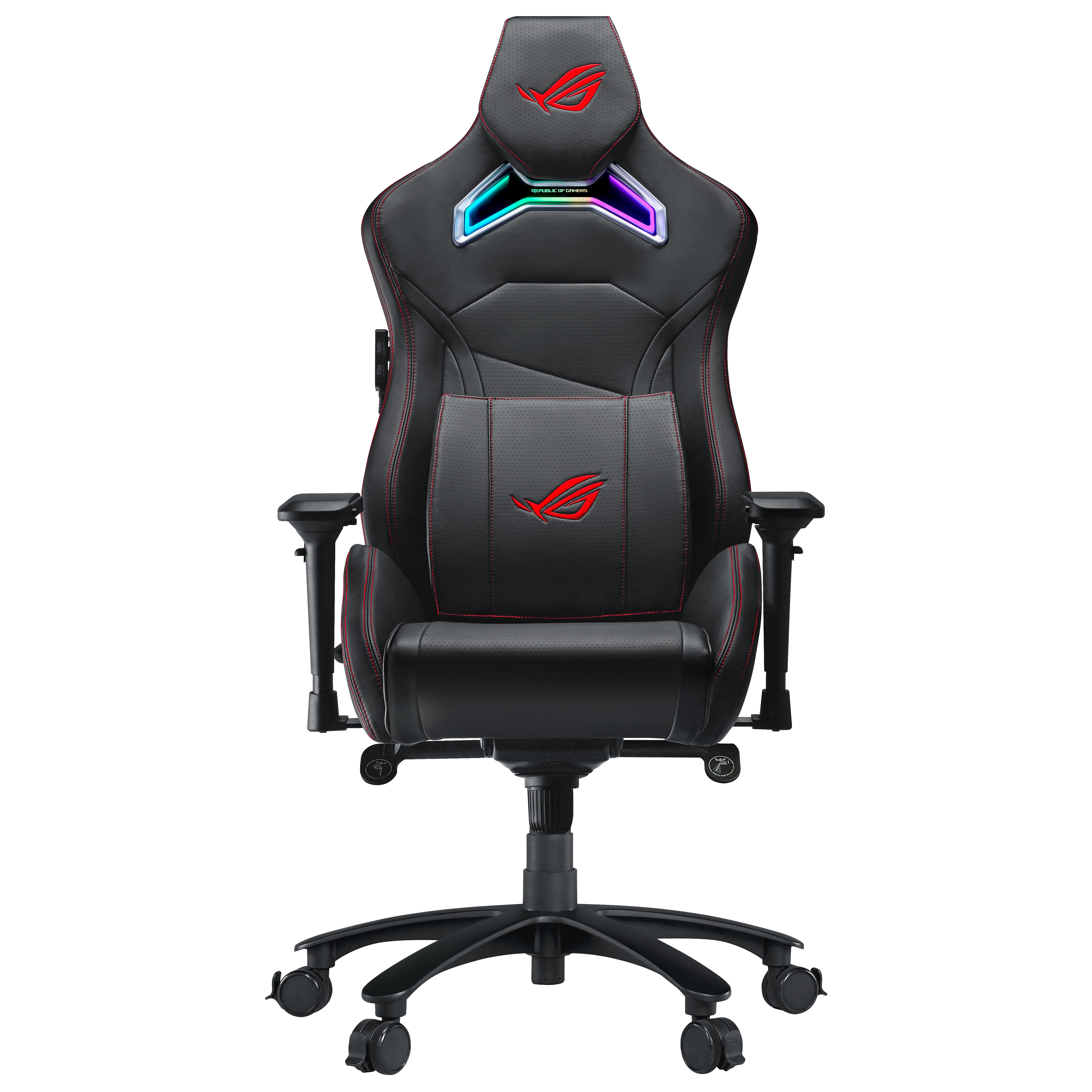 ASUS ROG Chariot X Gaming-Stuhl - Aura RGB Beleuchtung, 4D-Armlehnen, Schwarz 90GC01M0-MSG030