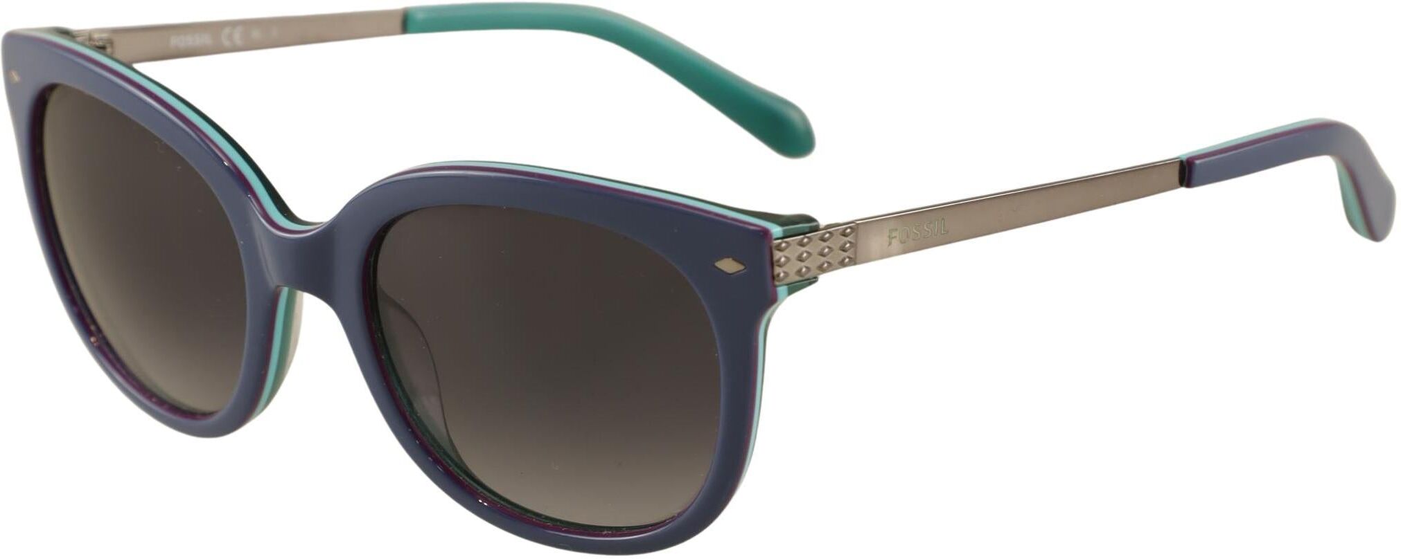 Fossil Damen Sonnenbrille, Marineblau - Second Hand