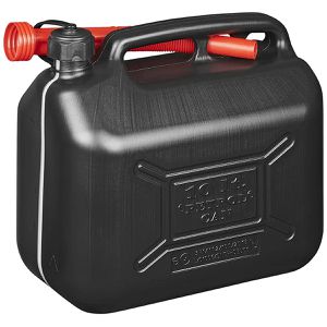 ProPlus Benzinkanister 530040, 10 Liter, schwarz, aus Kunststoff