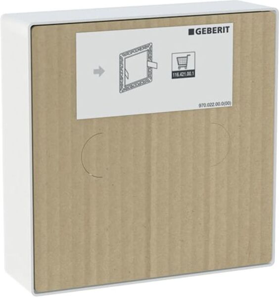 Geberit Bauschutz 244654001 für Abdeckplatte flächenbündig, für Waschtischarmatur mit Unterputz-Funktionsbox