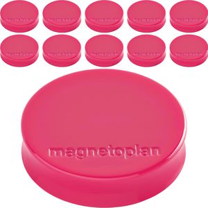Magnetoplan Magnete Ergo Medium, pink, Ø 30 mm, Höhe 8 mm, 10 Stück