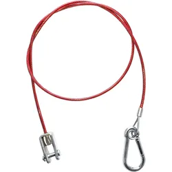 Berger Abreissseil Anhänger Quicklink 105 cm rot
