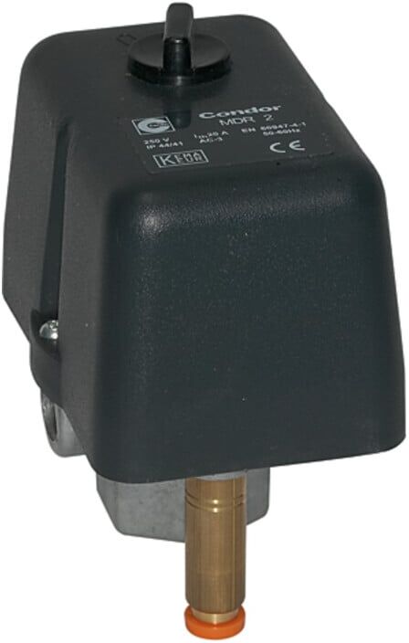 Riegler Kompressoren Druckschalter, Wechselstrom, F4 1/4, G 1/4, 4-12 bar (MDR 2/11)