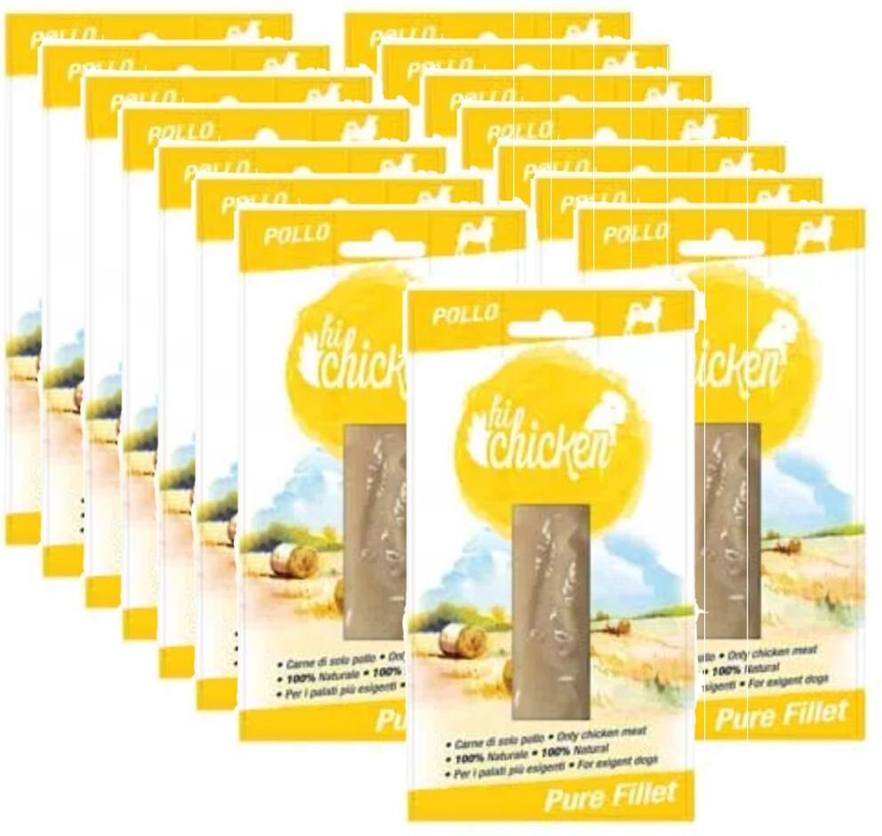 Kit Risparmio 15x15G Hi Chicken Snack Cat Pure Fillet POLLO