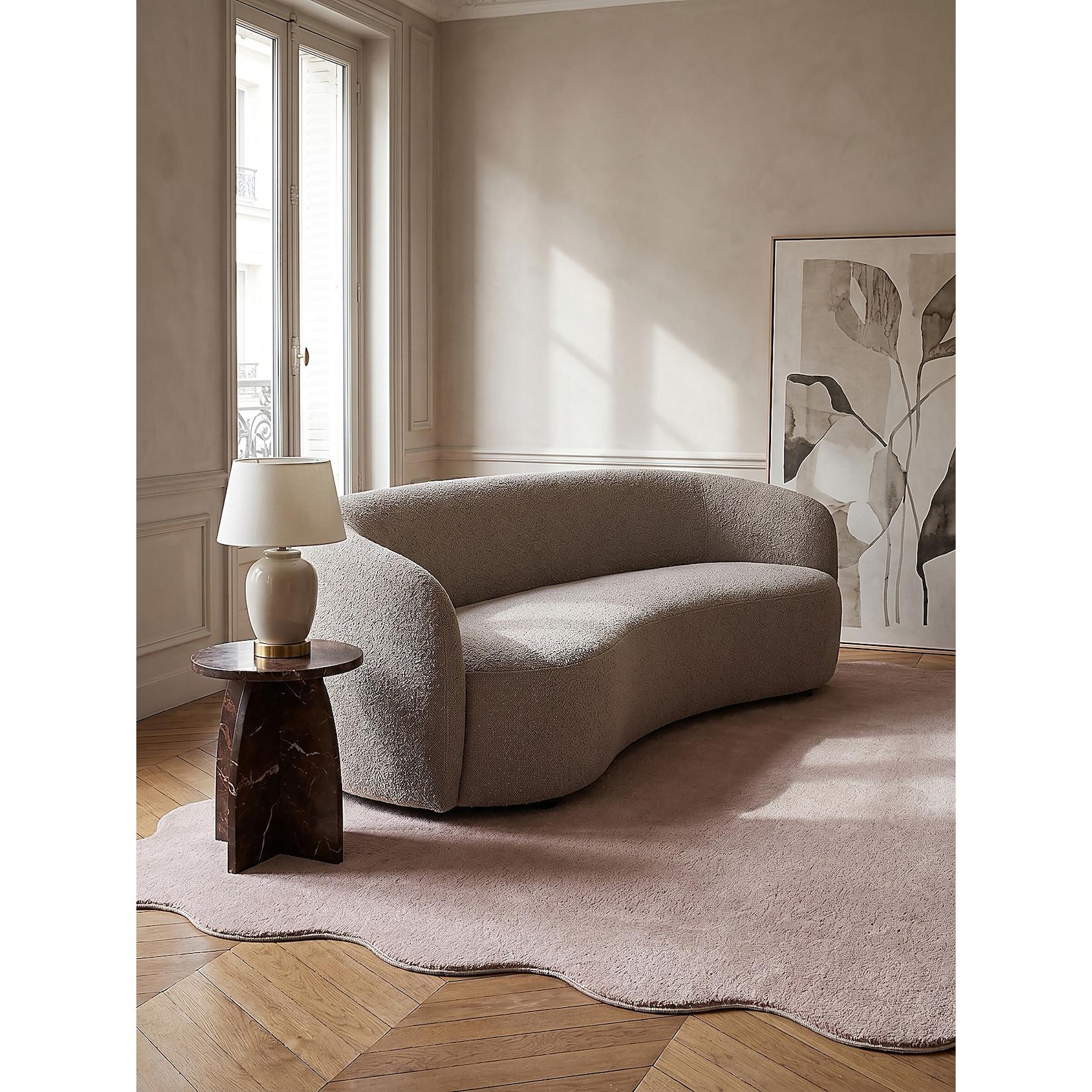 Teppich Antirutsch Puderrosa 160x220 cm - TIRSO Kadima Design