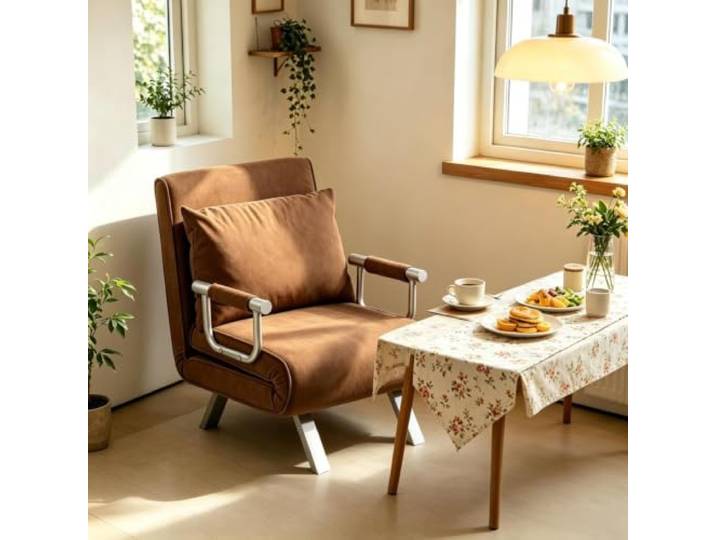 LOBO OFFICE Verstellbarer Einzelsofa Sessel 5 Neigungsstufen Ergonomische Rückenlehne mit 5 einstellbaren Neigungspositionen für individuelle Sitz- und Liegeposition