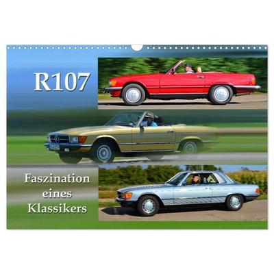 R107 Faszination eines Klassikers (Wandkalender 2027 DIN A3 quer), CALVENDO Monatskalender