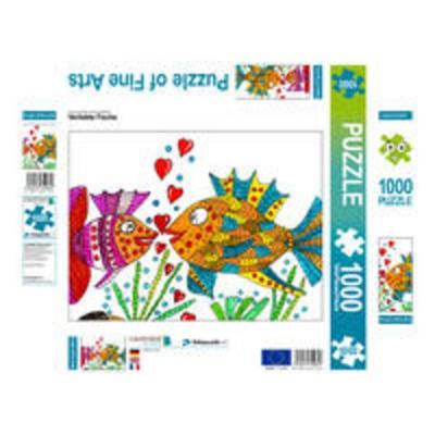 CALVENDO Puzzle Verliebte Fische | 1000 Teile Lege-Größe 64x48cm Foto-Puzzle für glückliche Stunden