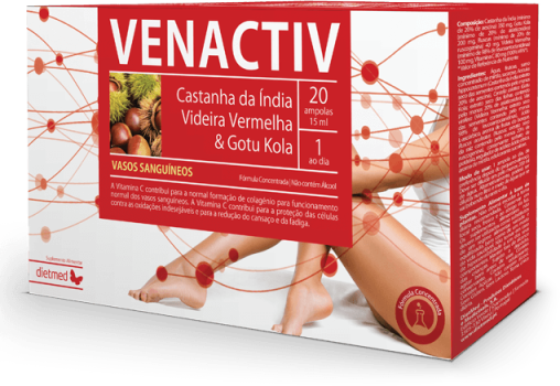 Dietmed Venactiv 15 ml 20 Ampoules