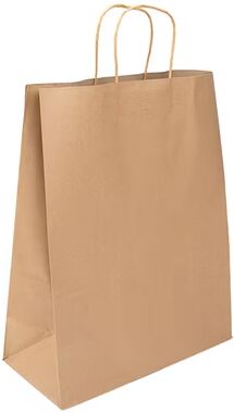 ClearBags "Kraft Paper Merchandise Handle Bags 50 Pack 13"" x 5 7/8"" x 16 1/8"""