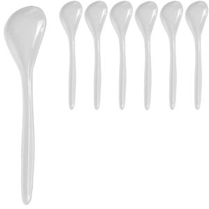 Kesper Eierlöffel 51170, weiß, Kunststoff, 14,5 cm, 6 Stück