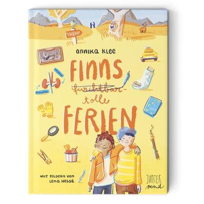 Finns furchtbartolle Ferien, Gebundene Ausgabe von Annika Klee, Jupitermond Verlag, 978-3-949239-28-1