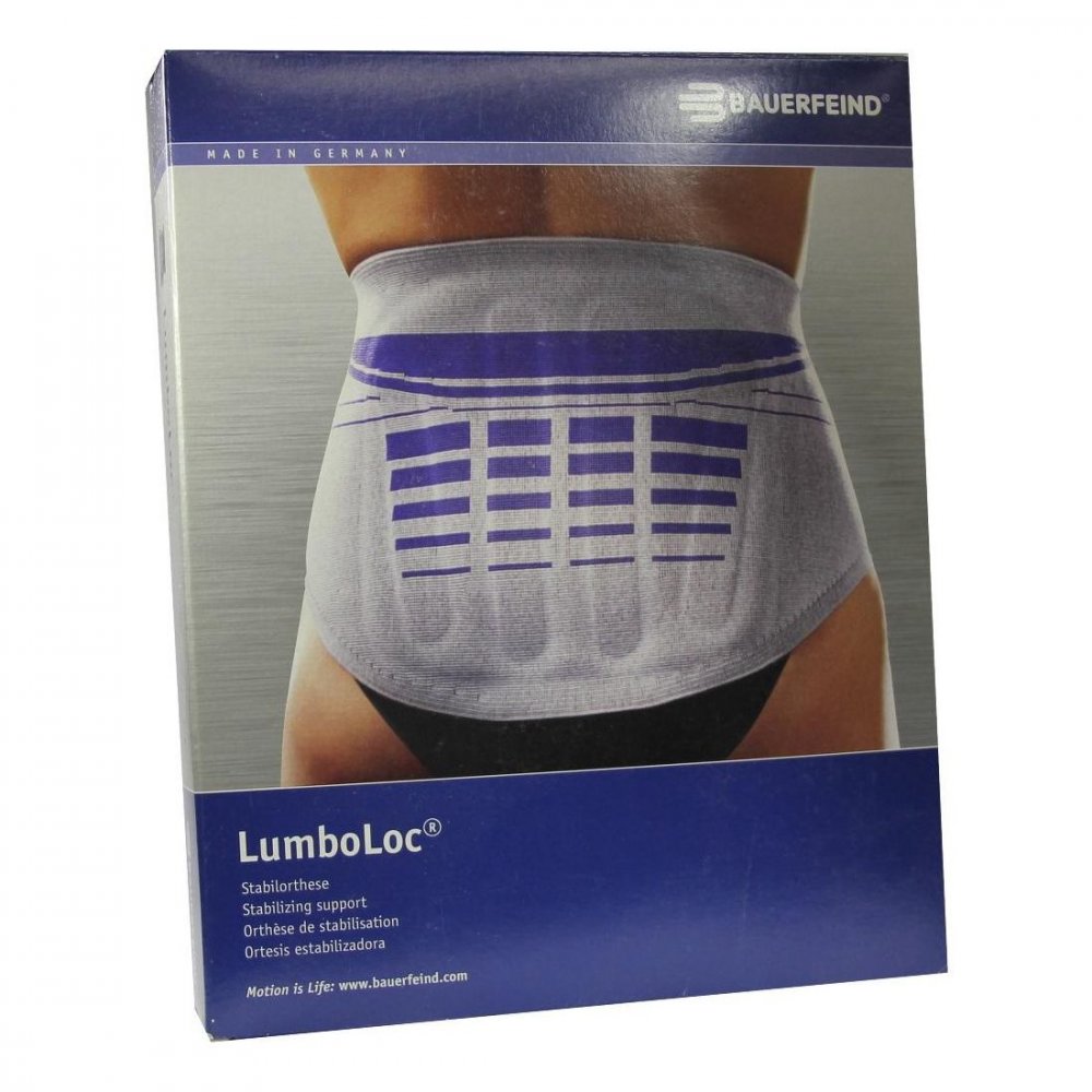 Bauerfeind AG / Orthopädie Lumboloc Rückenstütz Bandage Größe 3 titan 01286582