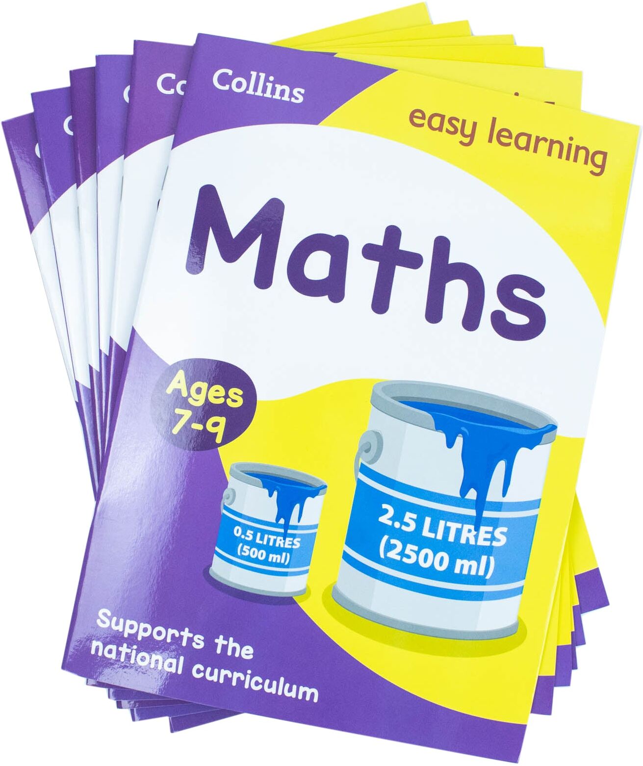 Collins Easy Learning Starter Set Ages 7-9 - 6 Book Paperback Collection - Maths, English, Comprehension, Handwriting & More - KS2 Home Learning