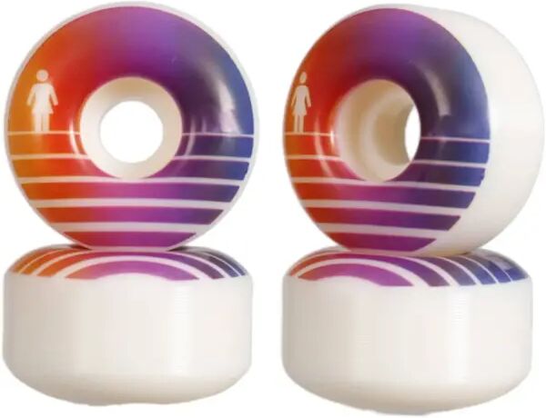 Skateboard Rollen Girl Future 99A 4 Stk. (51mm - Weiß)