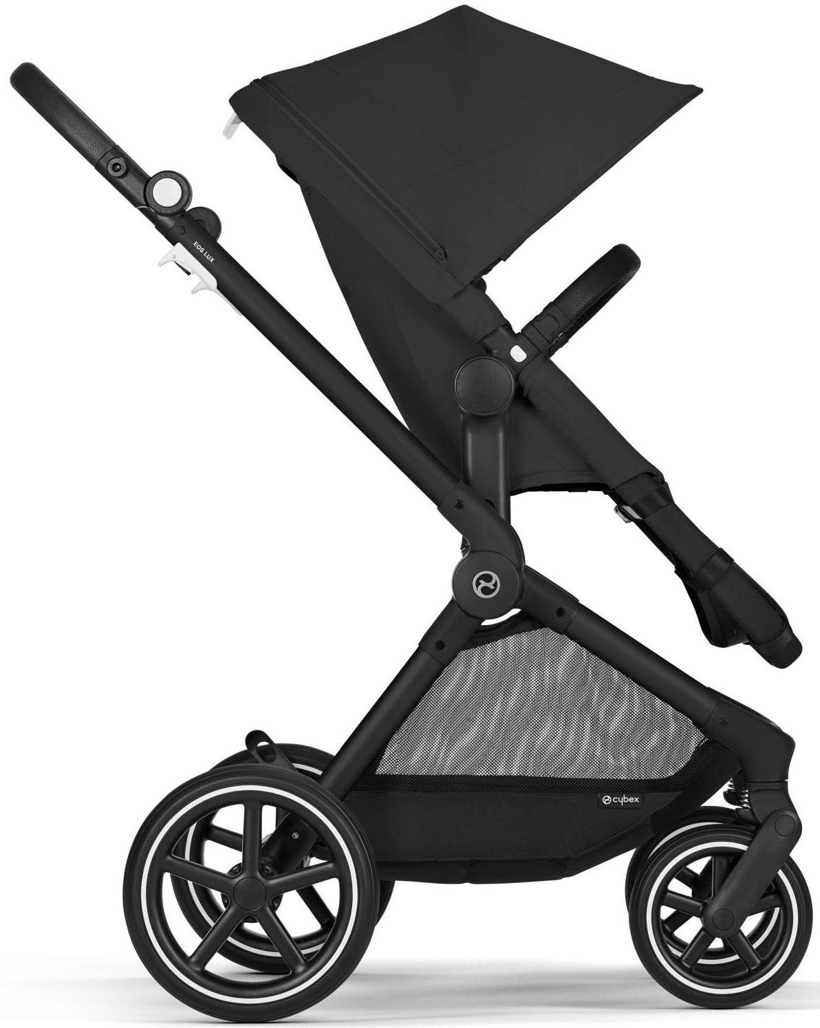 Kinder-Buggy CYBEX "Cybex Gold, Eos Lux", Baby, schwarz (moon schwarz), Kinderwagen Kinder-Buggy