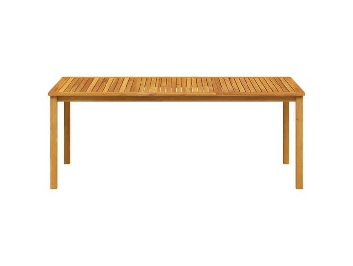 BEST-HOME Mobilier de jardin - UU - Table de jardin 200x100x74 cm Bois d'acacia massif HH9878
