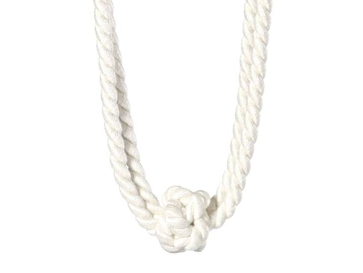 Raffhalter Vesta 60cm Beige/Creme Länge Kordel: 60 cm