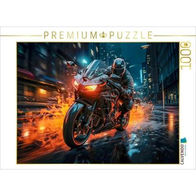 CALVENDO Puzzle Motorräder | 1000 Teile Lege-Größe 64x48cm Foto-Puzzle für glückliche Stunden
