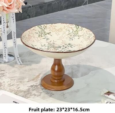 Uplift Treasures Colorful Ceramic Tissue Box Cover For Home Decor fruit Platter