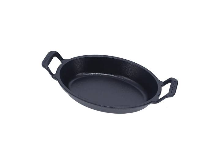 Victoria Victoria oval cocotte en fonte pré-assaisonnée 27,1x15,5 cm