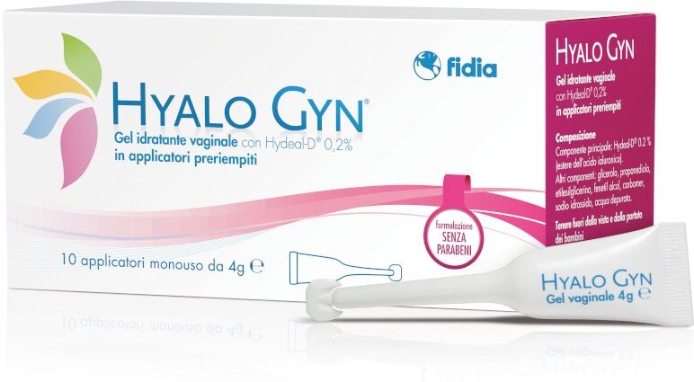 FIDIA FARMACEUTICI SpA Fidia, HyaloGyn Gel Idratante Vaginale, 10 Applicatori Monodose