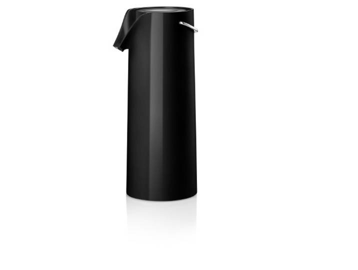 EVA SOLO Pump-Isolierkanne 1,8l Black Die Kanne lässt Sich auf ihrem Fuß um 360 Grad drehen Black