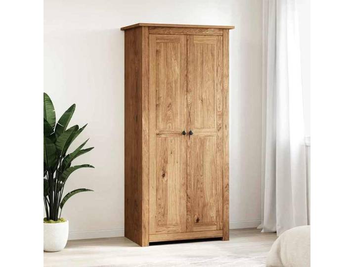 (Vente chaude)Suport vêtements 1 PC - SWEETY - Garde-robe moderne - 80x50x171 5cm Pin massif Assortiment Panama 308162