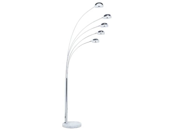Lampadaire réglable métal argenté